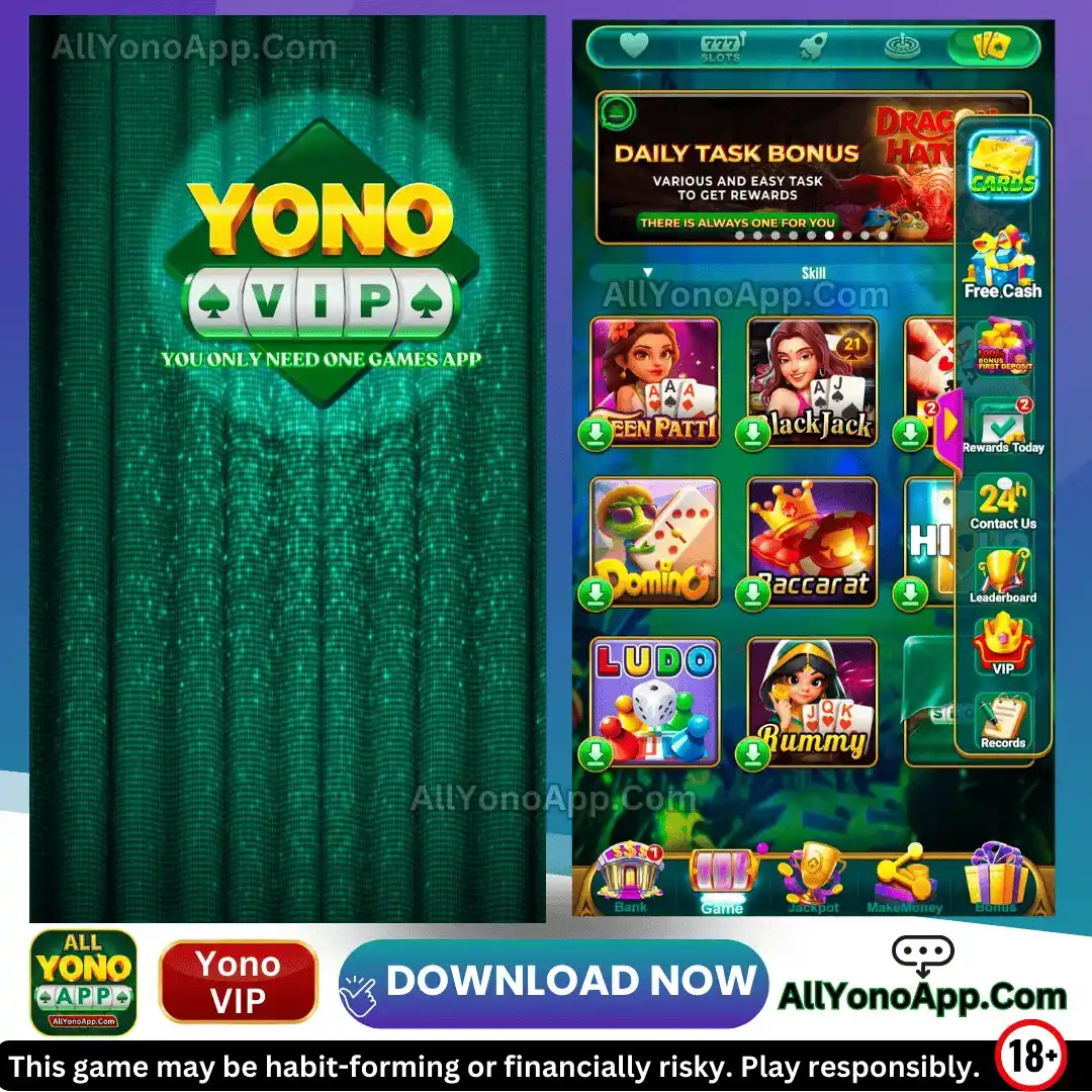Yono VIP App Screenshot